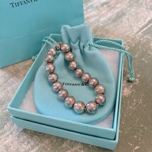Tiffany & Co. Sterling Silver 10mm ball bracelet